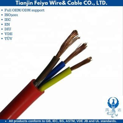 H05vvf Directly Indoor VV/Yjv Power Cable with U. L/ CE/VDE Certificates Aluminium Cable Control Electric Coaxial Waterproof Rubber Cable