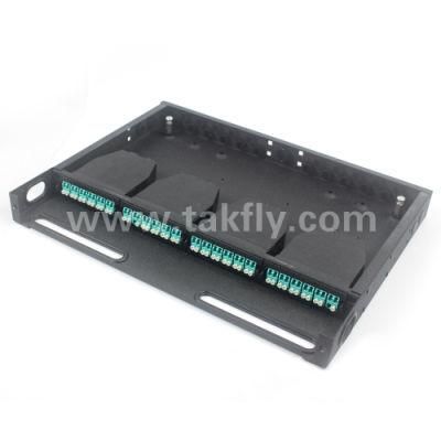 1u 19inch MPO Fiber Patch Panel 48f MPO Patch Panel
