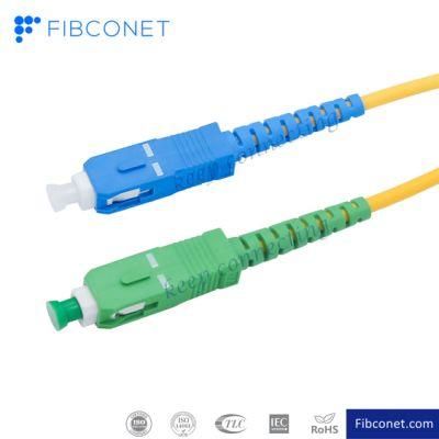 Pon Parts Patch Cord Passive FTTH Fiber Jumper Fo Patchcord Sc/APC-Sc/Upc Patch Cord Sm Sx Drop Cable Outdoor Patch Cord with Fast Connector