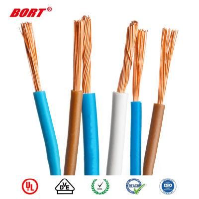 22AWG Stranded Tinned Copper Electronic Wire with Single Core for Wiring of Electrical Panels