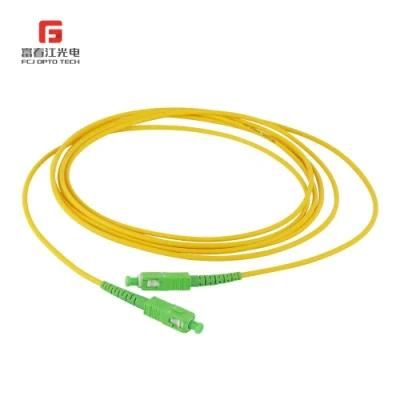24 Cores Sc/APC-Sc/APC Sm G657A1 Indoor Fiber Optic Breakout Patch Cable