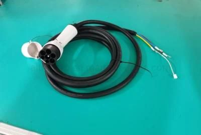 High voltage wire harness/cable assembly for charging gun