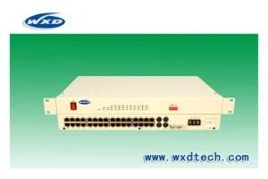 30 Channel Voice FXO/FXS Over Fiber PCM Multiplexer +1-2*100m Ethernet