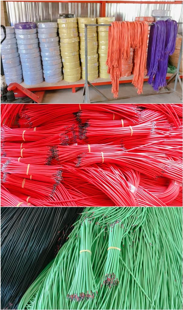 Green Color Glowed DC 3.5mm Audio Auxiliary Mono Cable