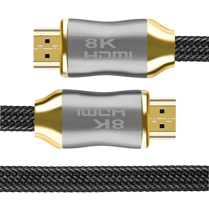 Certified Adapter Hot Selling Gold Plated High Speed 48Gbps 8K@60Hz 4K@120Hz Ultra HD HDR HDMI 2.1 Cable