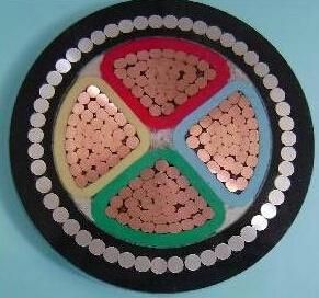 Aluminum 3croes Steel Belt Armored XLPE Cables 240mm