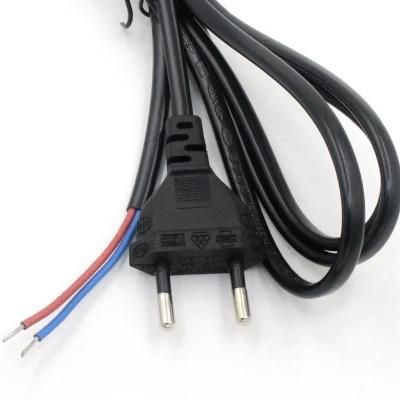 EU 2pin Power Cord for Home Appliance 2*0.75 Square Power Cable