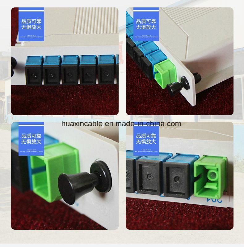 1X16 1X8 1X32 Sc/APC Sc/Upc Insertion Type PLC Splitter