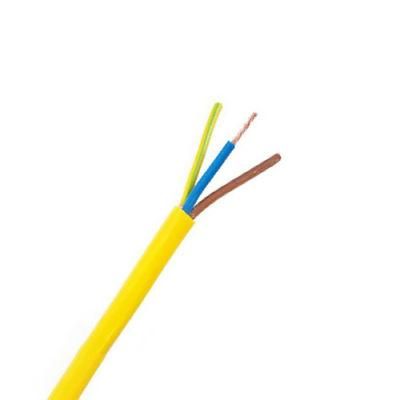 CE Approved 60227 IEC 52 Rvv 2.5 1.5mm Electric Cable 3 Core Electrical Wires