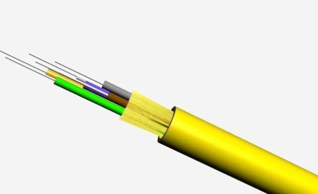 Aramid Yarn Indoor Fiber Optical Cable Gjjv