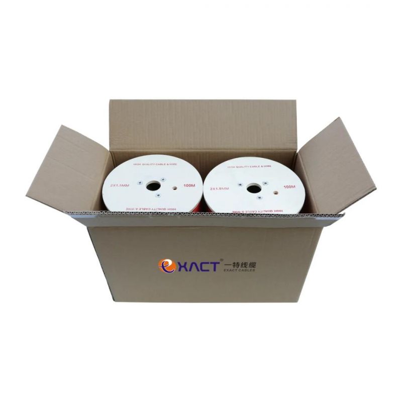 2x2.5mm2 LPCB Approved Screened Solid Copper Fire Resistant Silicone Rubber Low Smoke LSZH LSOH Fire Alarm Cable Communication Cable