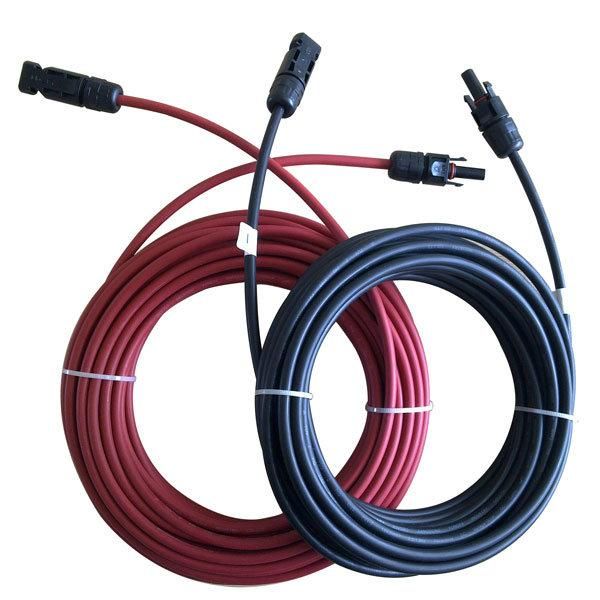 25 Years Warranty 4mm Black/Red/Blue PV Cable with TUV Approval Safe, Reliable