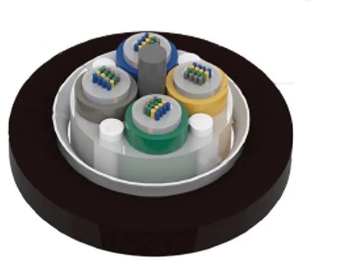 Aluminium Type Armored Ribbon Optic Fiber Cable Gydta 216 Core From China