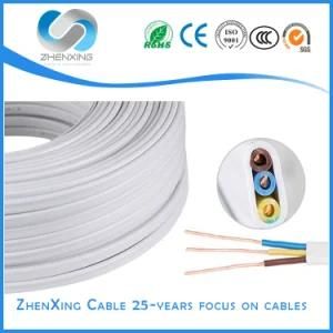 450/750V 3 Cores Flat Earth Cable PVC Sheatehed Electric Building Wire