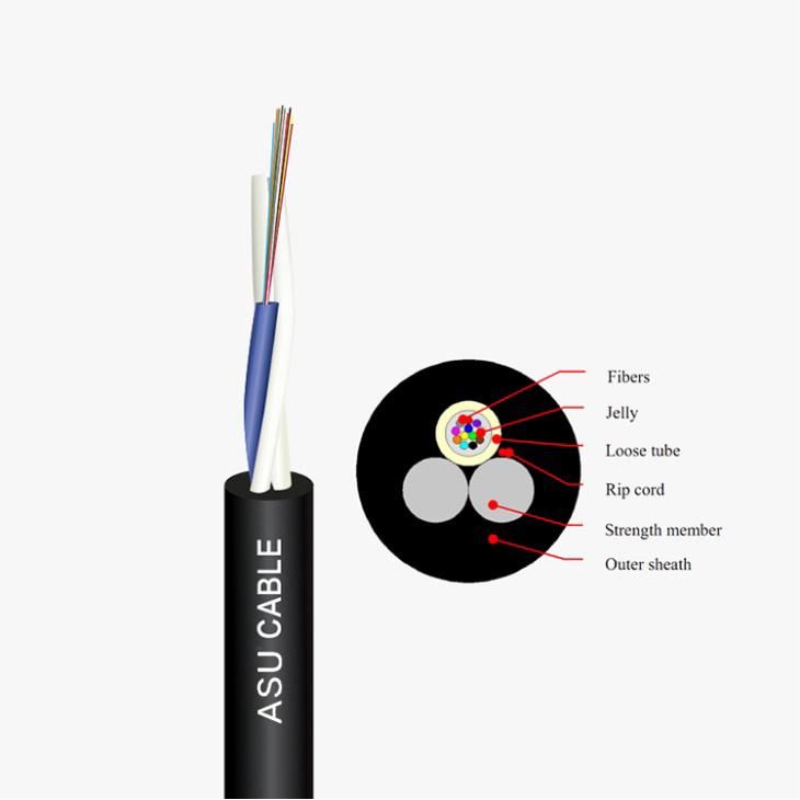 Anatel Brazil 12core Cabo De Fibra Optica Cfoa-Sm-Asu-80-S-Nr Asu80 Cable