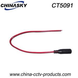 22AWG Female CCTV Power DC Plug with 30cm Pigtail (CT5091)