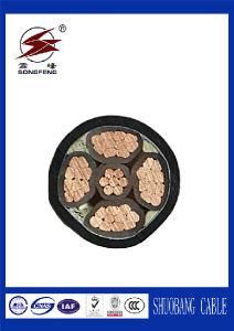 4+1 Cores, PVC/XLPE Insulated 240/95/50mm2 Aluminum/Copper Tape Low Voltage Power Cable for Construction