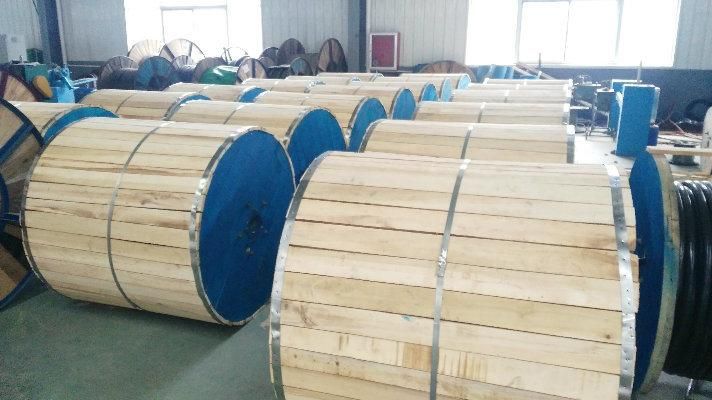 Aluminum Cores with XLPE Insulation SIP-4 Self Supporting Overhead Cable 16mm 25mm