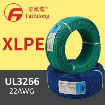 Taifulong XLPE UL3266 22AWG 125&deg; C 300V Tinned Copper Electric Wire Manufacturer Electronic Cable