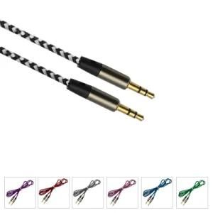 Reinforced Nylon Braided 3.5mm Plug Male to Male Audio Cable