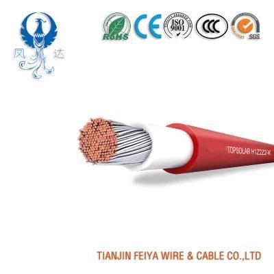 TUV H1z2z2-K XLPO 2.5mm2 4mm2 6mm2 10mm2 Single Core Electric Wire DC PV Solar Cable