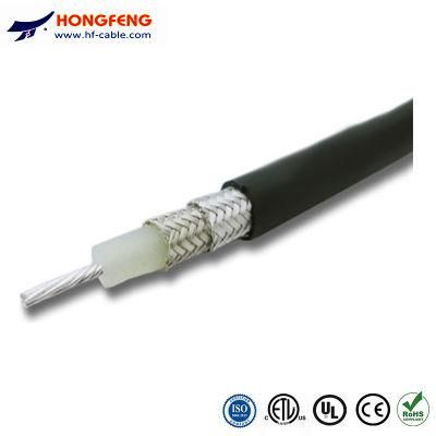 Quad-Shield RG6 Coaxial Cable for CCTV / CATV