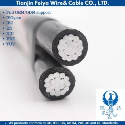 PVC Control Electric Wire Hot Sale 600V Aluminum 16 mm ABC Cable for Distribution Line Electrical Aluminium Cable Electric Cable