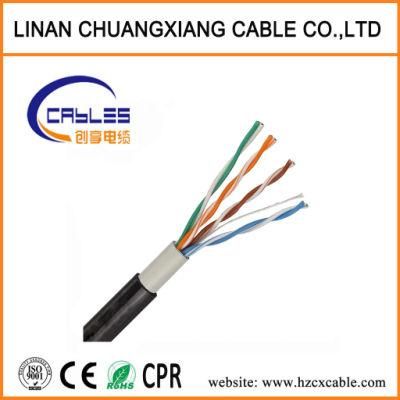 Network Cable/LAN Cable Outdoor UTP Cat5e Cable 24AWG, Copper Wire Data Cable Communication Cable Network Products PVC/LSZH