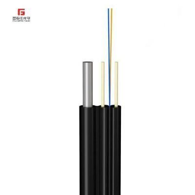 Single Steel Wire LSZH Sheath GJYXFCH Fiber Optic Cable