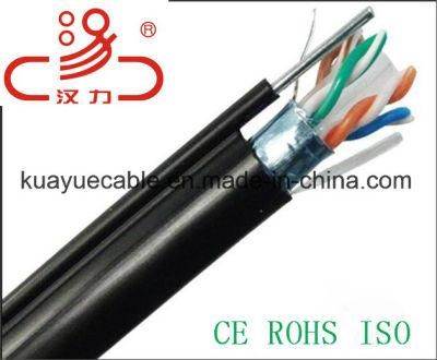 Outdoor Ftpcat6 +1.3steel Wire +Pejacket/Computer Cable/ Data Cable/ Communication Cable/ Connector/ Audio Cable