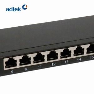 Cat. 5e Vertical Type Patch Panel (mini 8 ports type)