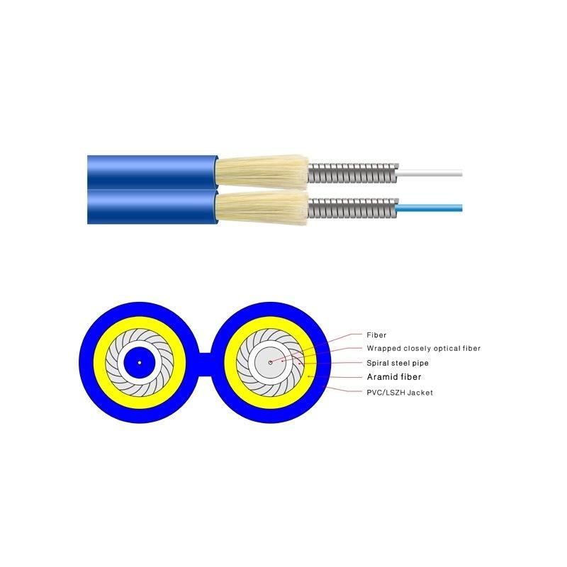 Gjsfjbv Indoor Single Mode 2 Core Duplex Optical Fiber Cable