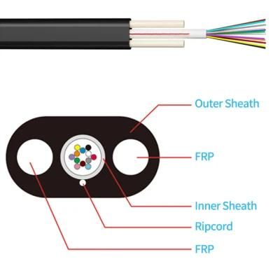Optitap Sst-Drop Indoor / Outdoor W7 Cable Assembly, Optitap to Stub End, Optitap-Drop Cable