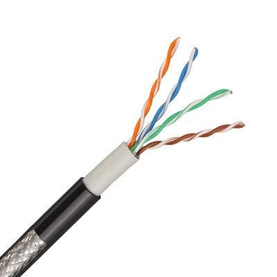 S/FTP Cat5e Al-Mg Braiding Outdoor LAN Cable