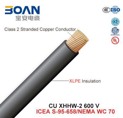 Cu Xhhw-2, Building Wire, 600 V, Cu/XLPE (UL44/ICEA S-95-658/NEMA WC70)