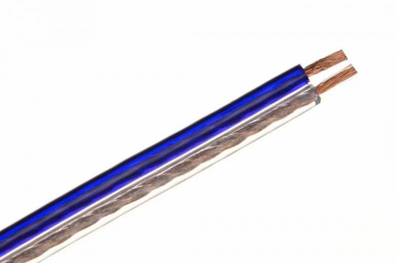 Colorful Transparent PVC Speaker Cable