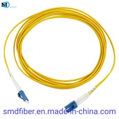 LSZH PVC Ofnr Sm Dx Optical Cable LC/Upc-LC/Upc Connector