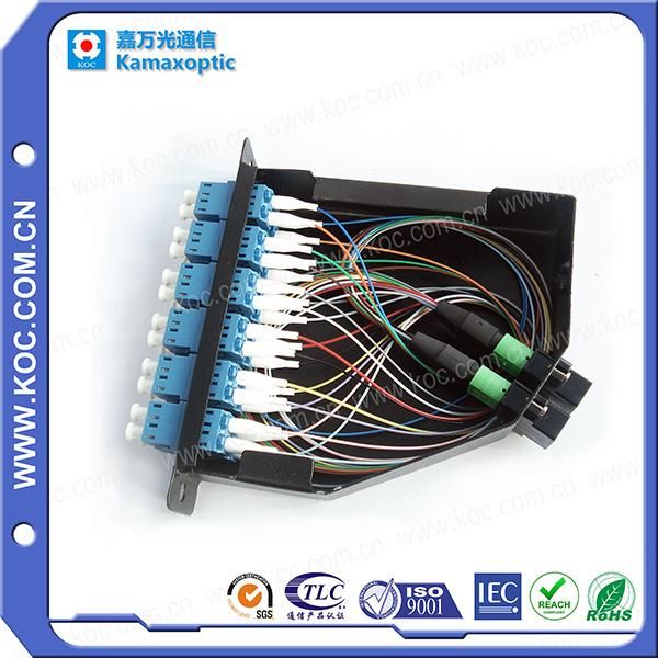 MPO to Sc 12 Core Fiber Optic Solution Fanout with 10 Meters