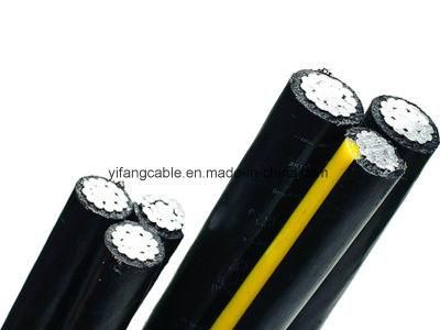 Quadruplex Cable 3*70+70mm2 Alumium Conductor with Bare AAC Messenger