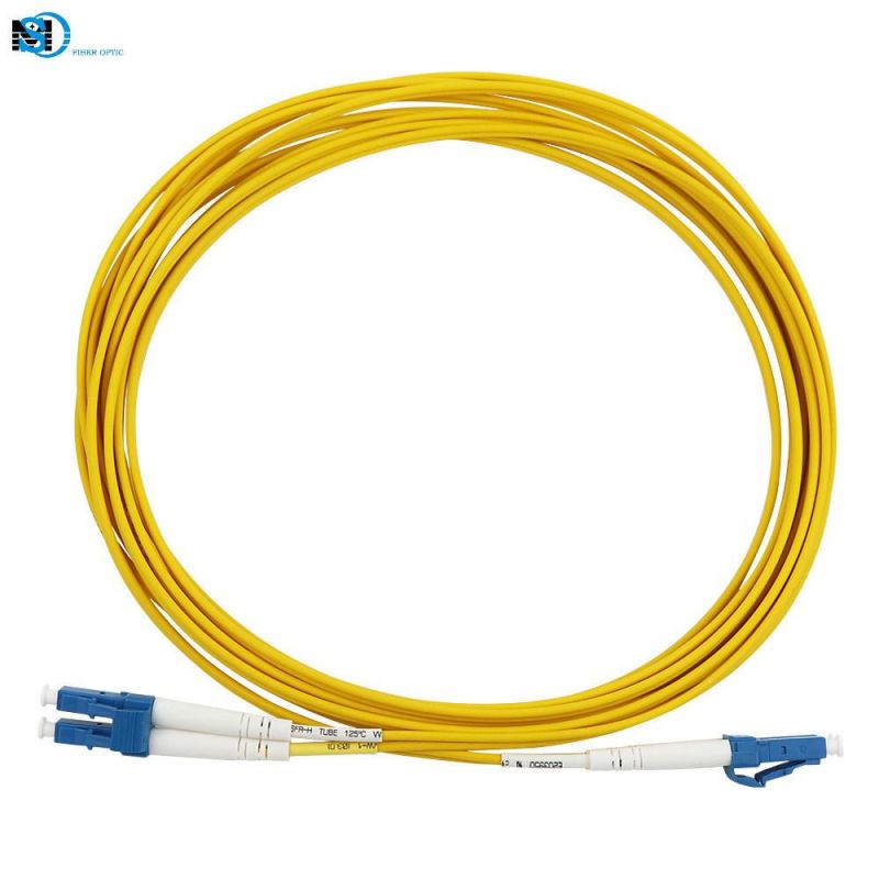 LC Upc to LC Upc Duplex Optical Fiber Patch Cord