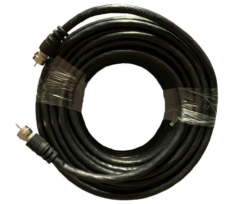 Rg174/Rg56/Rg58/Rg59/RG6 Coaxial Cable Od 6.2mm 0.75mm CCS Braiding 24