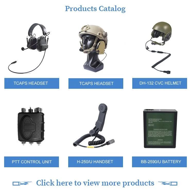 Vic-1 Military Style Intercom Headset Bailout Cables Y Cable