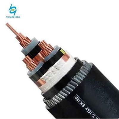 Medium Voltage 11kv 240mm2 Copper XLPE Insulated Steel Wire Armored Power Cable