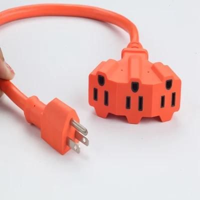 Us Standard 3-Outlet 13A 125V Power Board Extension Cord