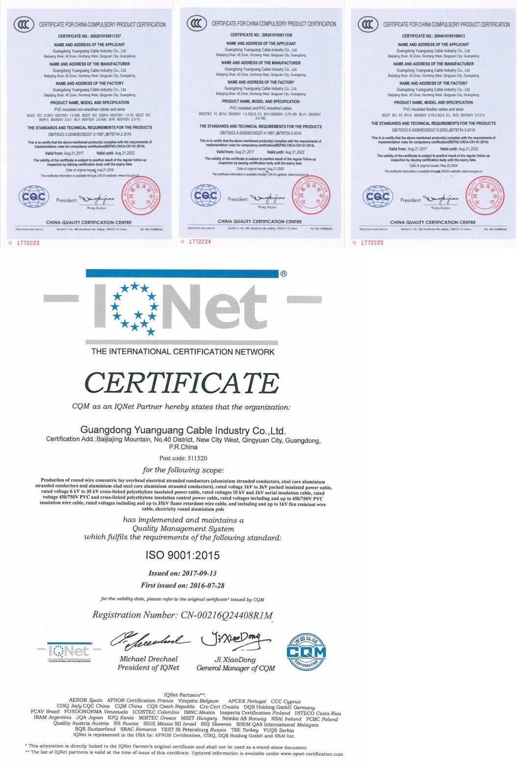 BS En 50182 Overhead Transmission Line ACSR Conductor for Factory Price