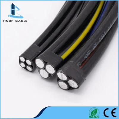 Low Voltage AAC/AAAC/ACSR Conductor XLPE/PE Insulated Electrical Overhead Cable