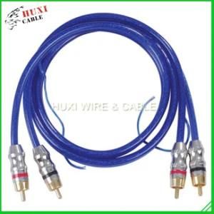 Huxi High End video Connecrt Speaker Cable Car video RCA Cable