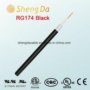 Rg174 Black Satellite Communication Coaxial CCTV Cable Wholesale