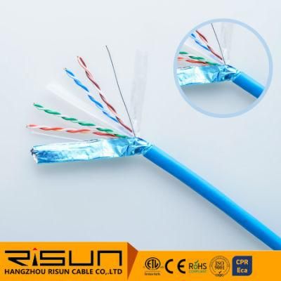 High Quality 4pair 23AWG Solid FTP CAT6 LAN Cable