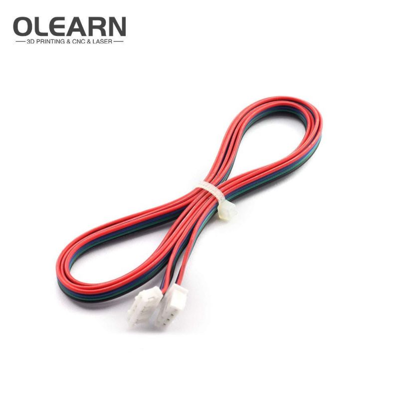 Olearn X2.54 4pin to 6pin White Terminal Cable Connector for 3D Printer Stepper Motor